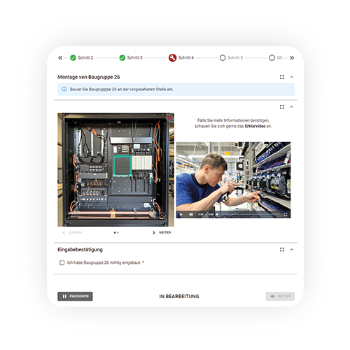 Multimediale, qualifikationsgerechte Arbeitsanweisungen